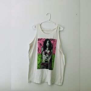 Unisex tank top. Nude party girl lingerie. Champagne. After party. Evrmre.DTLR